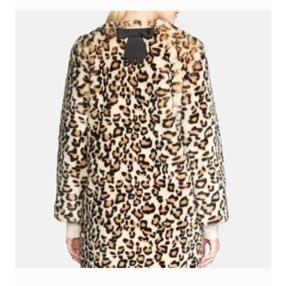 Kate Spade New York Rosalyn Faux Fur Coat, Size 8 - Picture 2 of 13